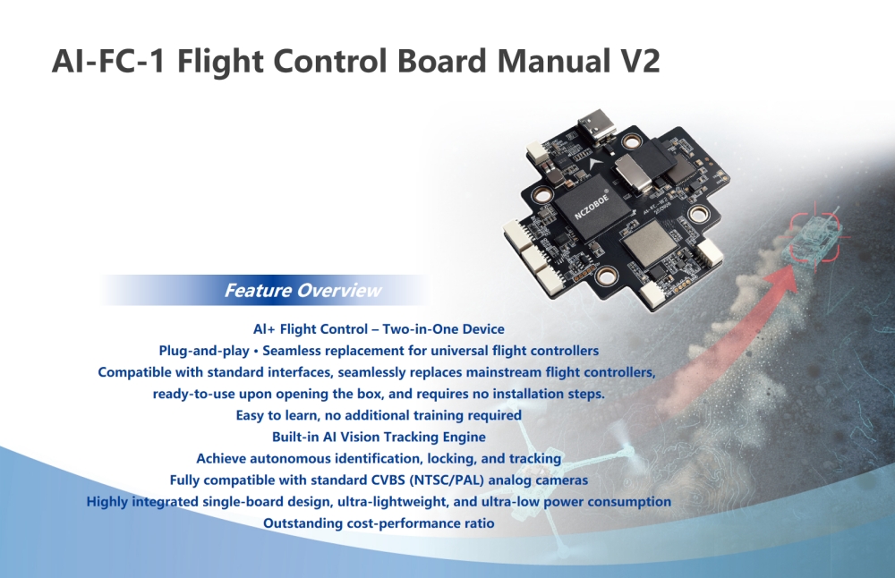 Полетный контроллер NCZOBOE Ai – обзор и цена Drone Racing Flight Controller