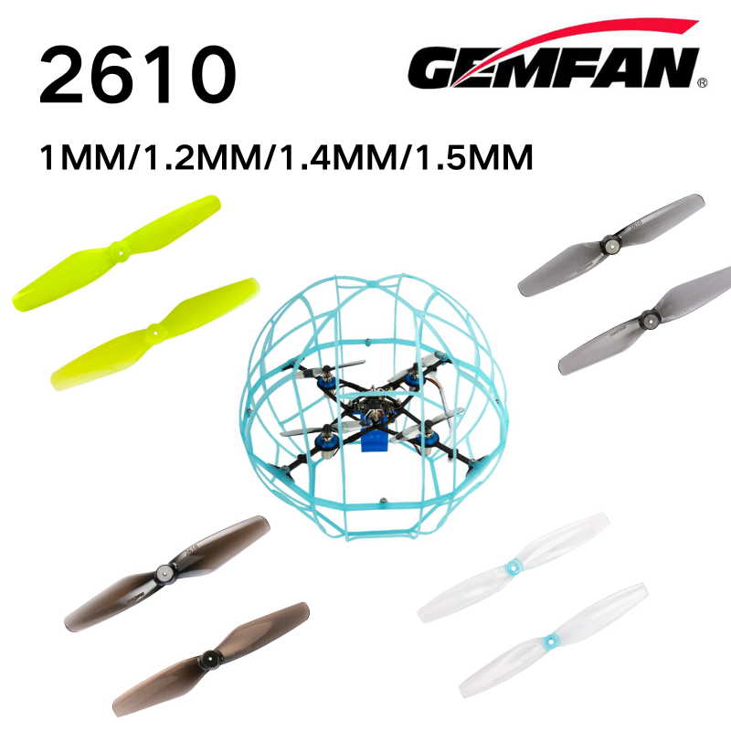 2610 Реквизит Gemfan 2,6 дюйма – обзор и цена Drone Racing Propeller